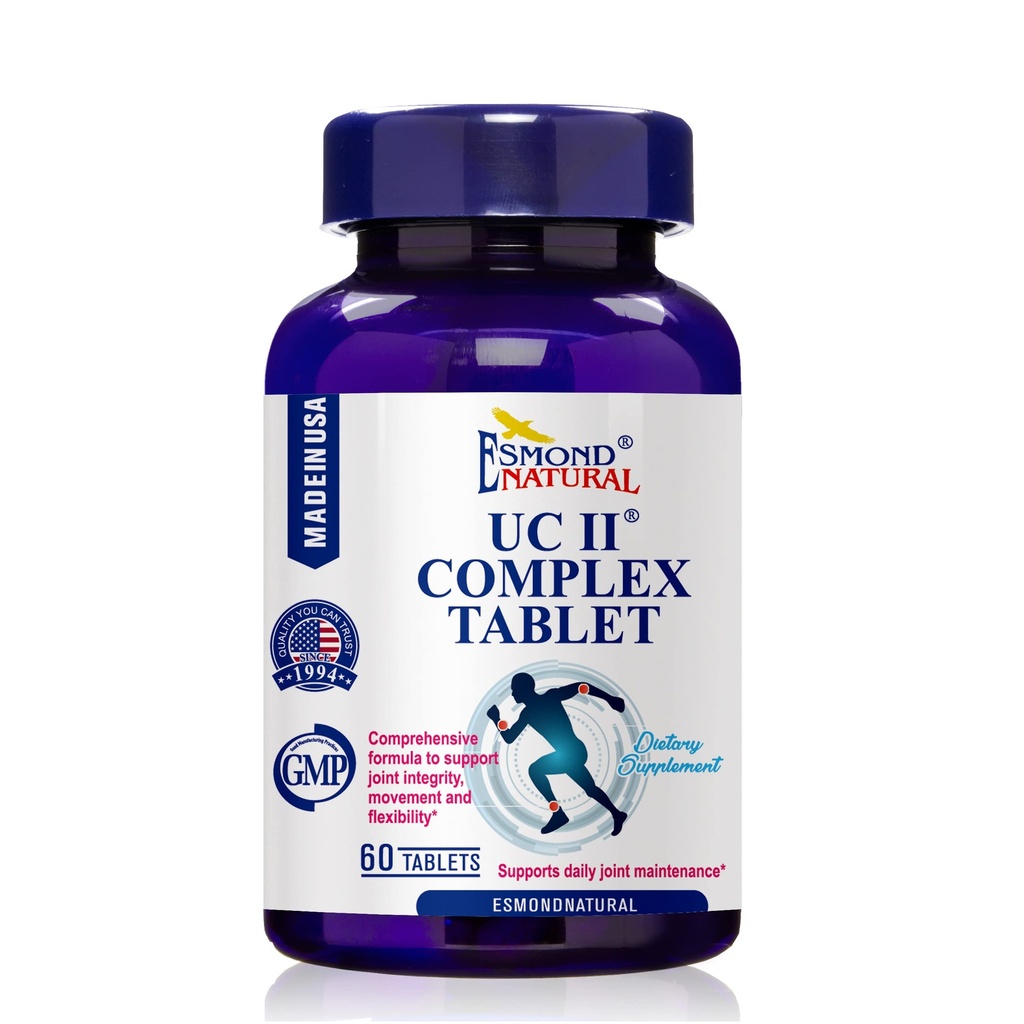 UC II Complex (Comprehensive Formula to Support Joint Integrity, Movement and Flexibility), GMP, Natural Product Assn Certified, Made in USA - 60 Tablets