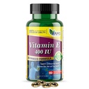 America Medic & Science Vitamin E 400 IE (60 Softgel) Kosttilskud, der støtter hjertets sundhed, fremmer sund hud, hår, øjne og immunsystem