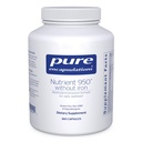 Pure indkapslinger Næringsstof 950 Uden jern Budding 124; supplement til støtte Kardiovaskulære, Immunale, og cellulær sundhed, Bones, Hormone Metabolisme, og Kulhydrat Anvendelse * Budding 124; 360 Kapsler