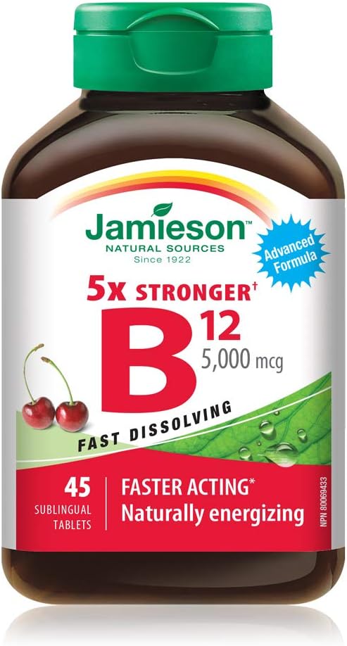 Jamieson Vitamin B12 5.000 mcg, 45 faner