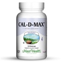 Maxi Health Cal- D- Max - Calciumcitrat - med vitamin D3 - Knoglestøtte - 120 kapsler - Kosher