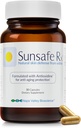Sunsafe Rx Anti Aging Supplement: Naturlige hudbeskyttende piller med antioxidanter for en ungdommelig udseende & øje sundhed + vitaminer, mineraler, & 250 mg Polypodium Leucotomos (30 kapsler)