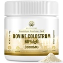 Kroppssund Bovine Colostrum Powder Supplement 3000 mg - Extra High 60% IgG Bovine Colostrum - Gut, Bone, Motion, Immun - 50 Servere (1 flaske)