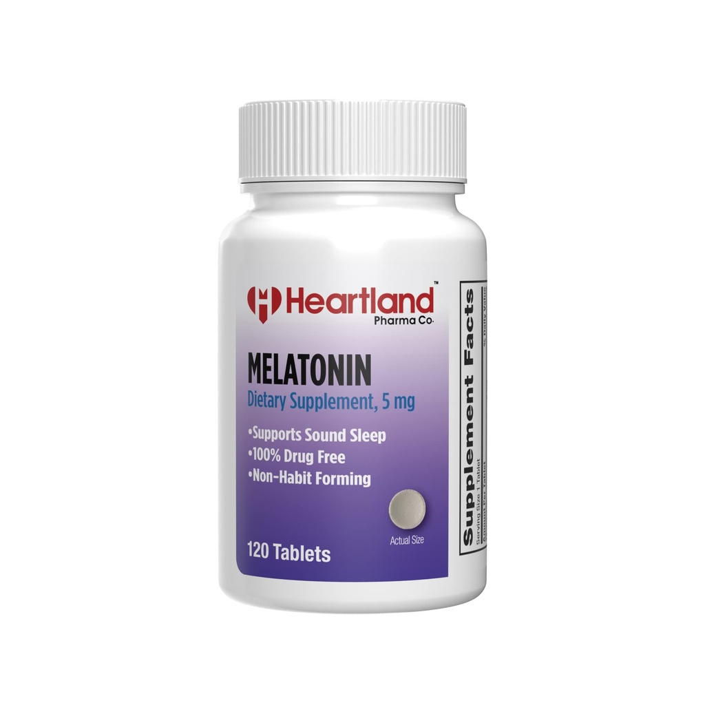 Melatonin 5mg • 124; Sleep Aid Pills • 124; Natural Sleep Support • 124; 100% Drug Free Sleep Aid Supplement • 124; Non- Habit Forming • 124; USA Fremstillet af 124; 120 Tæl