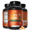 Optisk Care Eye Vitamin - Lutein, Zeaxanthin, Vitamin A C E, Zink, Kobber, Chrysanthemum & Goji - Antioxidant Mikronutrient Formel for Vision Support - 3 PK