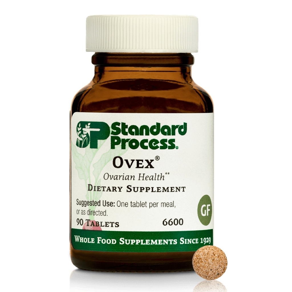 Standard Process Ovex - Daily Whole Food- Based Health Supplement - 90 tabletter (90 Servere)