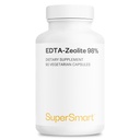 Supersmart - EDTA Zeolite 98% (Advanced Formel) - med Milk Thistle & Persley - High Potency Support 124; Lavet i USA