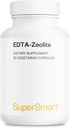 Supersmart - EDTA Zeolite 98% (Advanced Formel) - med Milk Thistle & Persley - High Potency Support 124; Lavet i USA