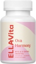 OVA Harmony - Myo & D Chiro Inositol Capsule - 40: 1 Ratio - Ovarie Function Support - Hormonal Balance - 120 Inositol Supplement Kapsler
