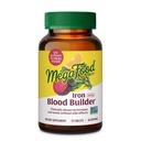 MegaFood Blood Builder jerntilskud til kvinder & mænd - Øge jernniveauer uden bivirkninger - Combat Træthed - Vitamin B12, Folsyre & C-vitamin - Vegan - 72 Mini tabletter (36 Servere)