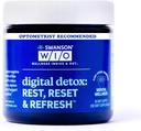 Swanson WIO Digital Detox: Rest, Reset & Refresh Sleep Better, Blue Light Defense, Wellness, Mindre stress, Lutein, Zeaxanthin, Lutemax - 4 oz Flaske med 30 Softgels (30-Day Supply)