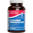 Høj Absorption Glucosamin Chondroitin MSM - Clinical Formel Bone Joint Tendon og Ligament tillæg med MSM Glucosamin Chondroitin - Non-GMO Gluten Free & Made in The USA - 120 Serveringer