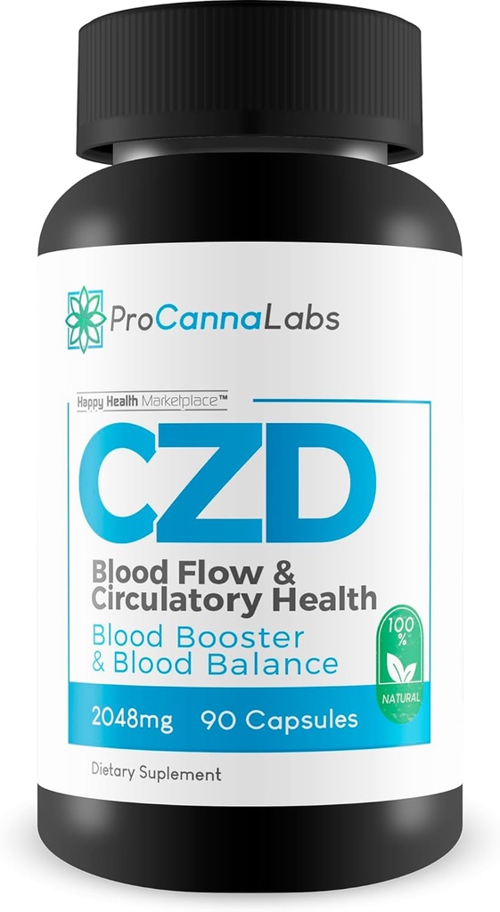 CDZ supplement vitamin C D og zink Plus urter - vores bedste vitamin C D zink blod booster for blodbalance & blodgennemstrømning - C Z D blodgennemstrømning & kredsløbssygdomme - Pro Canna Labs Gumies kapsler