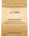 Pure Original Ingredients Unflavored Instantized BCAA (8oz) Powder, Branched Chain Essential Aminosyrer, Supplement