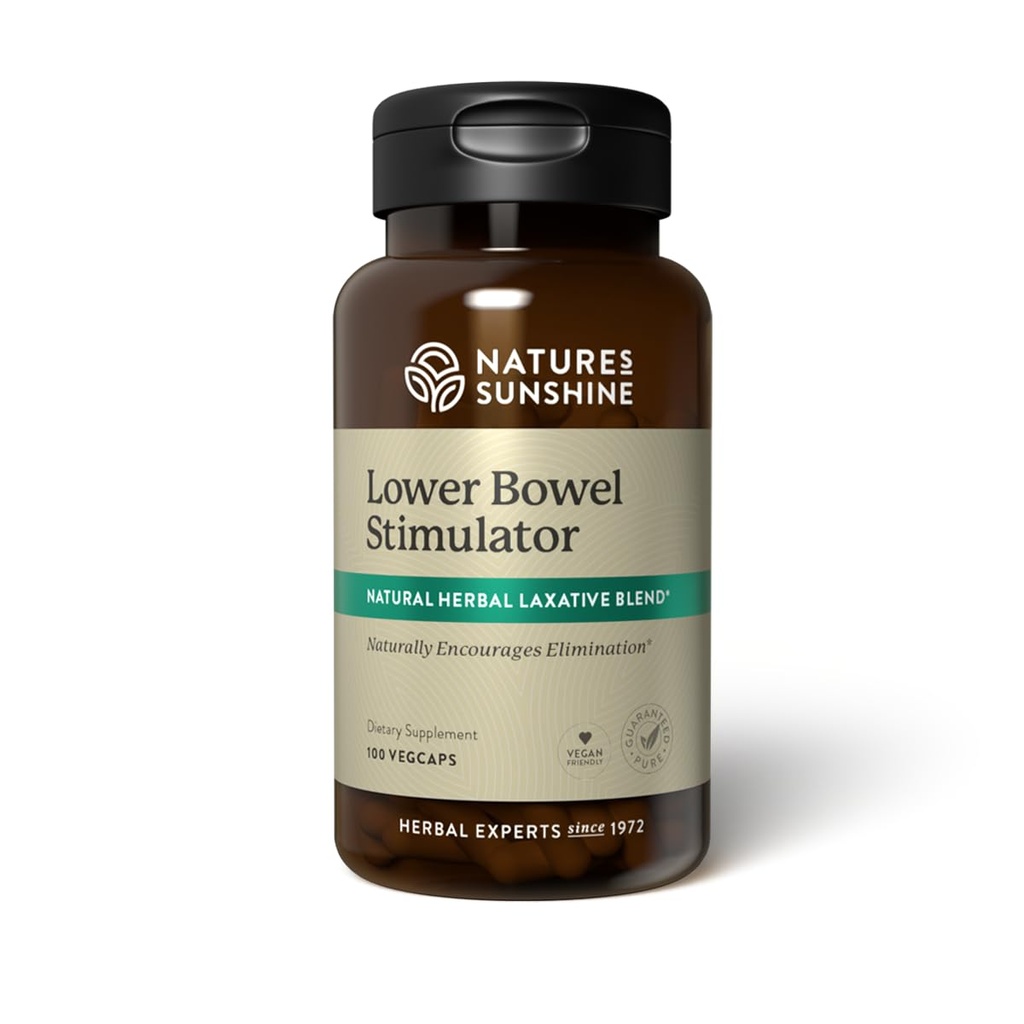 Nature 's Sunshine Lavere tarm Stimulator - Hjælper Relieve Forstoppelse - Rense & Detox din kolon med naturlige planteingredienser - 25 Servere - 100 Vegcaps