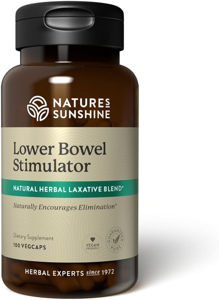 Nature 's Sunshine Lavere tarm Stimulator - Hjælper Relieve Forstoppelse - Rense & Detox din kolon med naturlige planteingredienser - 25 Servere - 100 Vegcaps