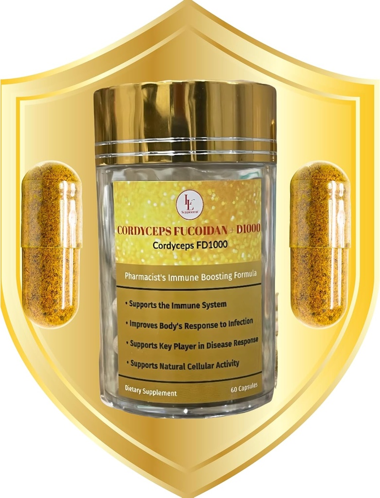 Cordyceps FD1000 Pharmacist Formel Cordyceps Fucoidan Vitamin D