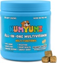 Naturlige 15- in- One Complete Daily Multivitamin Hund Chew Supplement - Fælles sundhed, Omega-3 Fedtsyrer, Vitaminer, immunforsvar - smagfulde behandlinger for sund Coat, Hud, Bones - 90 Soft Chews