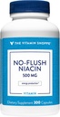 Den Vitamin Shoppe No Flush Niacin 500MG, Understøtter Cholesterolniveauer allerede inden for det normale område, Understøtter Metabolisme & Energiproduktion, Én gang dagligt (300 kapsler)
