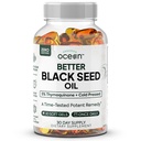 Organics Ocean Better Black Seed Oil Cold Pressed - Pure Nigella Sativa Oil for immunforsvar - 5% Thymoquinon - Support Memory, Vitality, og Cellular Health