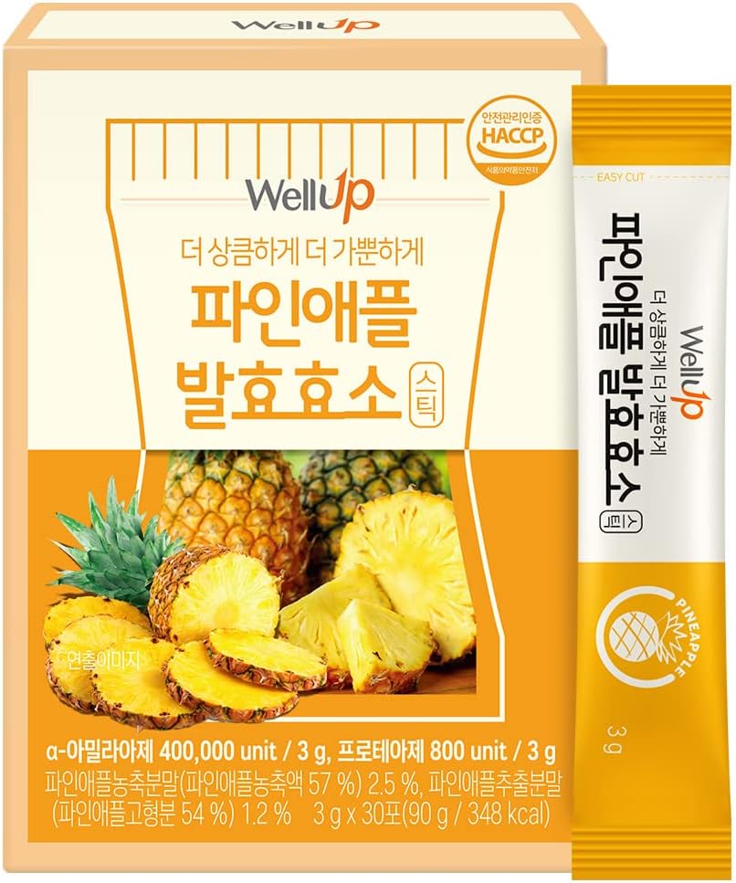 RAWEL Well Up Fermentation fordøjelsesenzymer (3g x 30ea) / (Cruch Choco / Ananas) (3g 30pinde, Ananas)