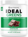 NutraOne Ideal Green Antioxidant and Nutrient- Rich Superfood Green Powder Supplement (Chokolade - 30 Servere)