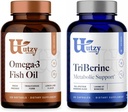 Utzy Naturals Omega 3 Fish Oil 60 Softgel Lemon- Lime Flavor og Triberine