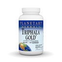Planetariske Herbals Triphala Gold 550mg Cleanser & Tonifier Ekstra Styrke Ayurvedic - 120 Veggi Caps
