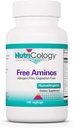 Nutricology Free Aminos Supplement - Essential Amino Acids Complex, Lean Muscle Mass Support, Vegetarian Capsules - 100 Count