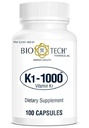 Bio- Tech Pharmacal K1- 1000 (Vitamin K1) 100 kapsler - 3 pakning