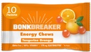 Bonk Breaker Energy Chews, Dairy- Gratis, Gluten- Gratis ingredienser til at give hurtig energi og fokus, 1 Box med 10 Pakker, Tangerine Orange