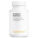 Supersmart - Champex Mushroom (Agaricus Bisporus Extract) 1500 mg per Day - Body Odor & Bad Breath Supplement - Internal Deodorizer | Non-GMO & Gluten Free - 120 Vegetarian Capsules