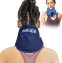 MR.ICE Hals Ice Pack Wrap til skader Genanvendelige Cold Pack - Gel Ice Pack til hals og skuldre med Plush Backing - Cold Compress for Pain Relief, Hævelse, Sport Skader