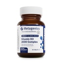 Metagenics D3 2000 IE Complex vitamin D3 supplement - understøtter knogleresundhed, immunforsvar og sund inflammation respons * - med isoflavoner til absorption - Gluten Free - 3 måneders forsyning - 90 greve