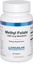 Douglas Laboratories Methyl Folate L- 5- MTHF - 1. 000 mcg Metafolin - Vitamin B Folate - Understøtter homocystein Metabolisme og fosterudvikling * - Ikke- GMO - 60 tabletter