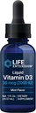 Life Extension Liquid Vitamin D3 (Mint), 50 mcg (2000 IE), Immunsystemet Support, Knoglehelbred, Whole- Body Health, Tasty Peppermint Flavor, Gluten Free, Non- GMO, 29.57 ml