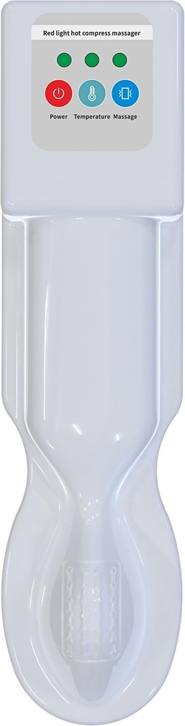 ALLANZ Red Light Hot Compress Massager, Portable hæmoride Relief Device til post- Kirurgisk Inddrivelse og lindrende smerte Relief - Unblock kanaler & Promote Comfort