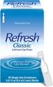 Refresh Classic Lubricant Eye Drops, Preservative-Free,0.01 Fl Oz Single-Use Containers, 50 Count, Pack of 1, Packaging May Vary