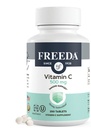 FREEDA Vegan Vitamin C 500mg - Kosher immunforsvar & antioxidant - Hjælper med at bevare sund hud og hår, understøtter jernabsorption - Ingen gluten, ingen laktose, ingen kunstig smag eller farve - 250 tabletter