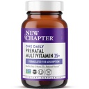 Nyt kapitel Prenatale vitaminer, En daglig Prenatal Multivitamin forbedret for alder 35 + med Methylfolat + cholin for sund mor og baby, Gluten Free & Non- GMO- 90 læ