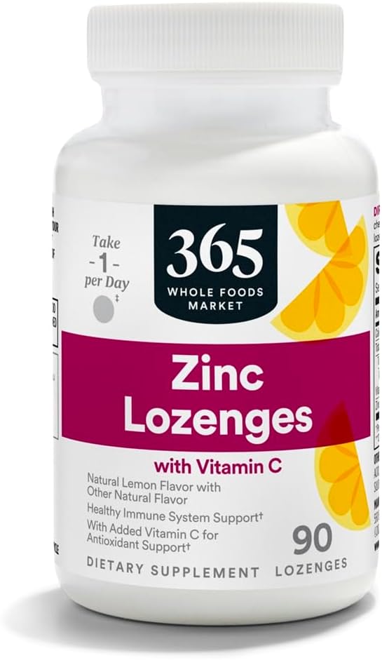 365 af Whole Foods Market, Lounceenges Zink Vitamin C, 90 Greve