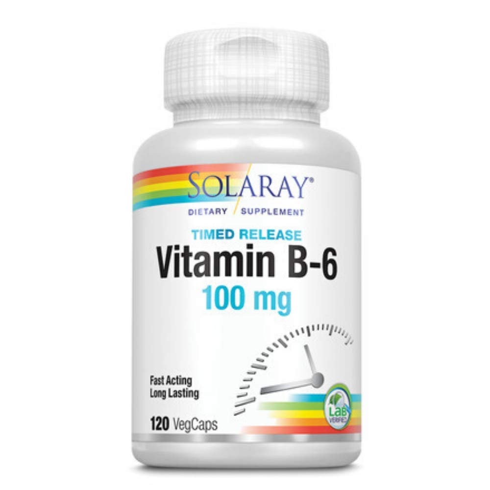 SOLARAY B- 6 TSTR Supplement, 100 mg
