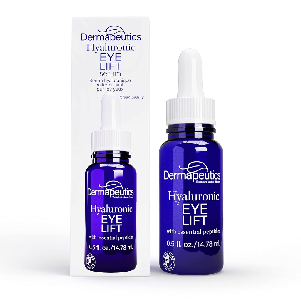 Dermapetics Hyaluronic Acid Serum for Eyes, 0.5 oz- 124; Ultra Hydrating- 124; Anti-Aging & Anti-Wrinkle