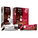 NuGo Dark Variety - Chokolade Pretzel 12 Barer & Chokolade Chokolade Chip 12 Barer, 12g Protein, Vegan, Gluten Free, Non- GMO, Kosher Pareve, 24 Greve