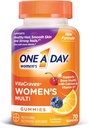 En dag kvinders VitaCraves Multivitamin Gummies, tillæg med vitamin A, C-vitamin, D-vitamin, E-vitamin og zink til immunforsvar *, Calcium & mere, 70 tæller