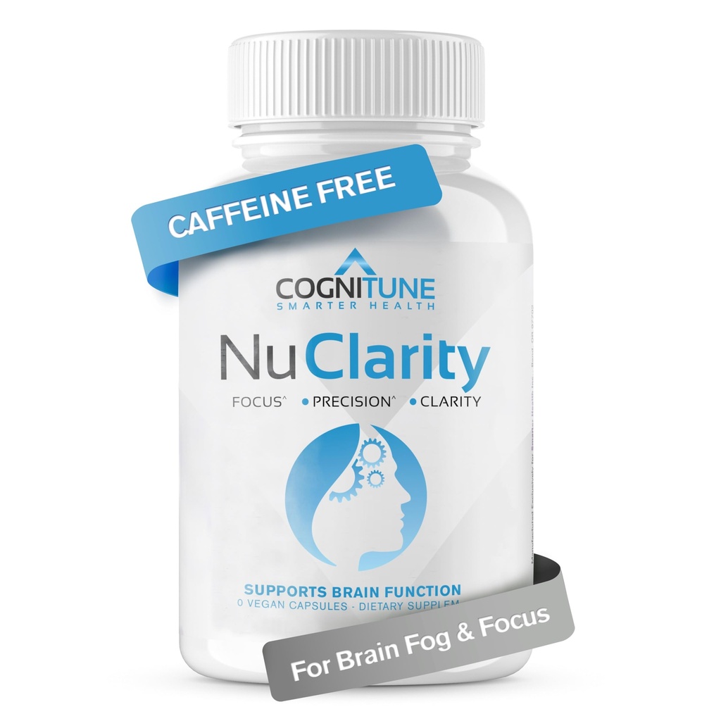 NuClarity - Premium Nootrop Brain Supplement - Focus, Energy, Memory Booster - Mental Clarity & Cognitive Support - Ginkgo Biloba, Bacopa Monnieri, Alpha- GPC, Phosphatidylserine, Rhodiola Rosea