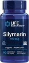 Life Extension Silymarin - Milk Thistle Extract - Understøtter leversundhed - Gluten- Gratis, Non- GMO, Vegetar - 90 Kapsler