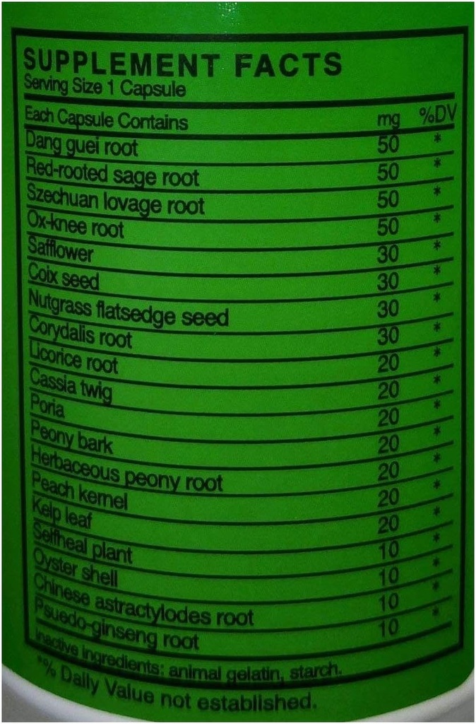 U- O- Clear Assure ovarie & Uterus Health - 500 mg - 60 kapsler