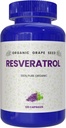 100% Pure Organic Beneficial Resveratrol, 120 kapsler, Antioxidanter & Trans- Resveratrol, fremmer Anti- Aging, Kardiovaskulær Support, Immunboost, Mental Clarity