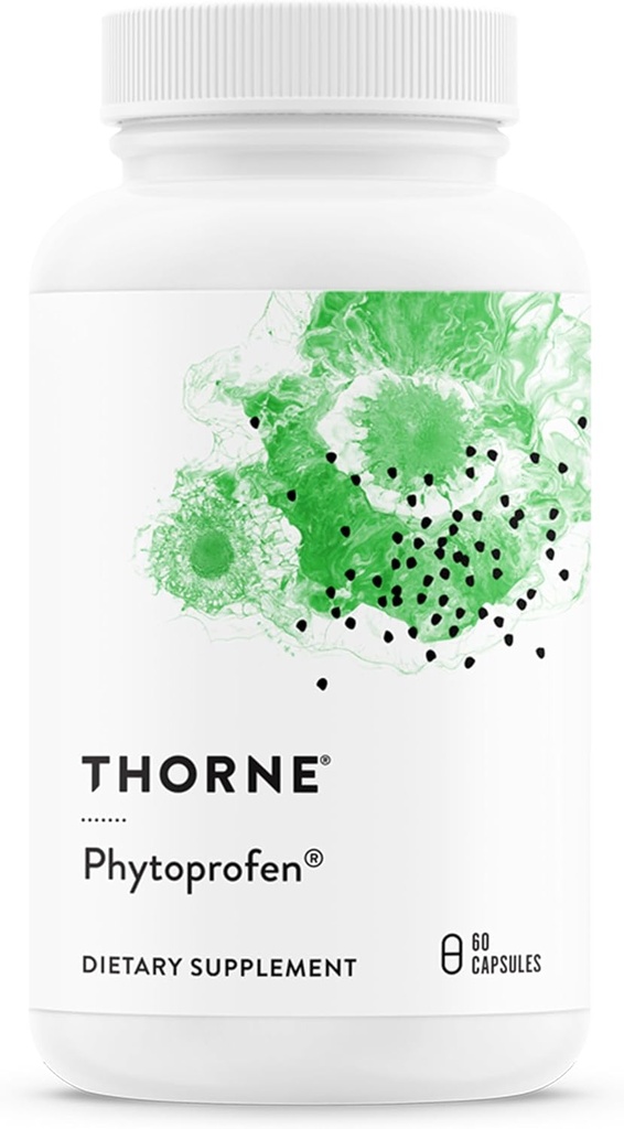 THORNE - Phytoprofen - Botanisk blend af Ingefær, Boswellia, og Curcumin - Understøtter sund Cytokine balance og inddrivelse efter skade eller kirurgi * - Gluten- fri, soy- fri, Dairy- fri - 60 kapsler